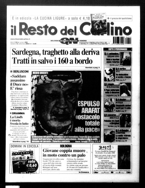 Il Resto del Carlino : giornale dell'Emilia